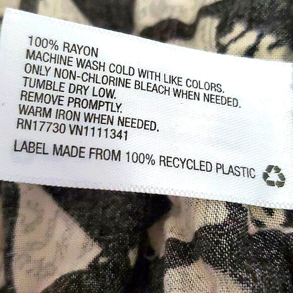 Mossimo Black & Cream Boho Geometric Print Sleeveless Wide Leg Jumpsuit - Picture 10 of 10